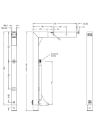 St&uuml;tzbein 18t, A2 tele 1x100, 1430/1330 mm lg., mit...