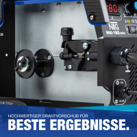 Schwei&szlig;ger&auml;t Schutzgas F&uuml;lldraht MIG MAG MMA MIG-180 mini Inverter inkl. Helm