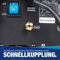 Schwei&szlig;ger&auml;t Schutzgas F&uuml;lldraht MIG MAG MMA MIG-180 mini Inverter inkl. Helm