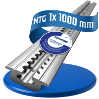 Airlineschiene Zurrschiene zur Bodenmontage 1000mm