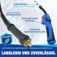 Schlauchpaket f&uuml;r Schutzgas Schwei&szlig;ger&auml;t AK15 5m